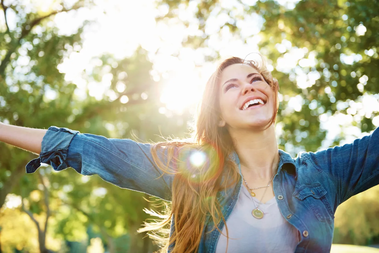 Woman smiling 